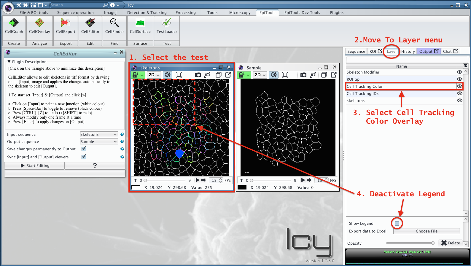 CellGraph output